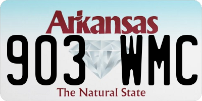 AR license plate 903WMC