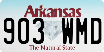 AR license plate 903WMD