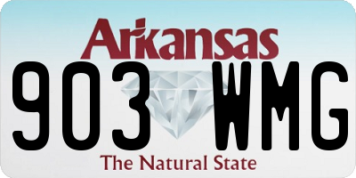 AR license plate 903WMG