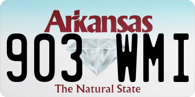 AR license plate 903WMI