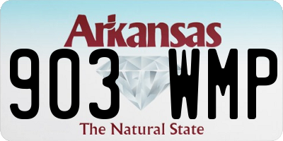 AR license plate 903WMP