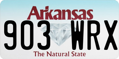 AR license plate 903WRX
