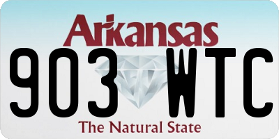 AR license plate 903WTC