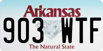 AR license plate 903WTF