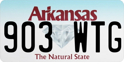 AR license plate 903WTG