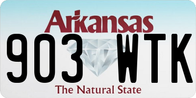AR license plate 903WTK