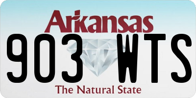 AR license plate 903WTS