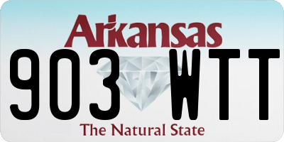 AR license plate 903WTT
