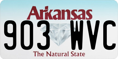 AR license plate 903WVC