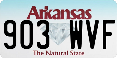 AR license plate 903WVF