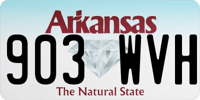 AR license plate 903WVH