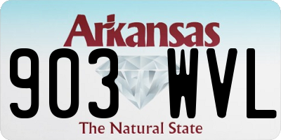 AR license plate 903WVL