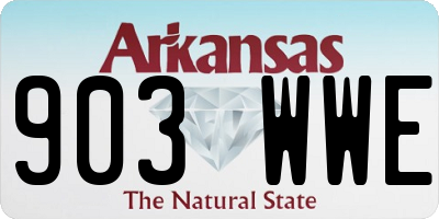 AR license plate 903WWE