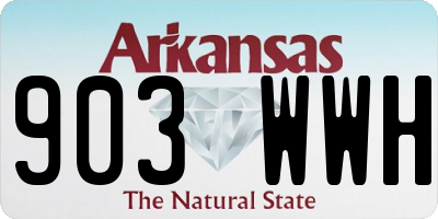 AR license plate 903WWH