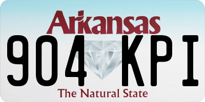 AR license plate 904KPI