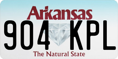 AR license plate 904KPL