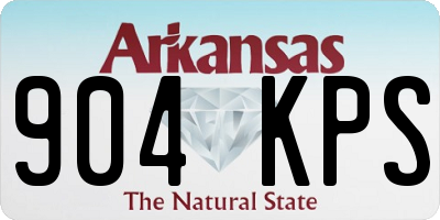 AR license plate 904KPS