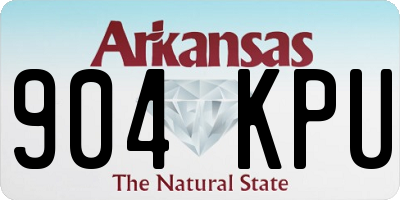 AR license plate 904KPU