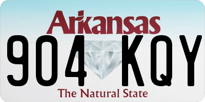 AR license plate 904KQY