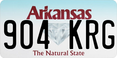 AR license plate 904KRG