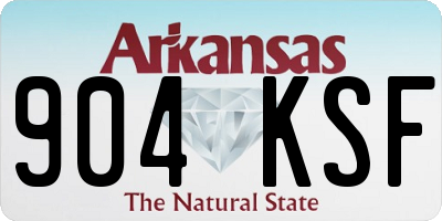AR license plate 904KSF