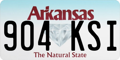 AR license plate 904KSI