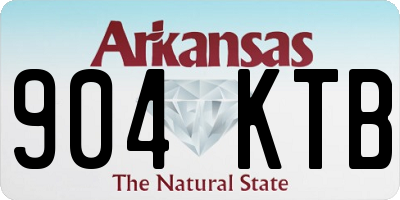 AR license plate 904KTB