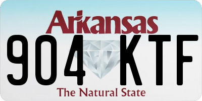 AR license plate 904KTF