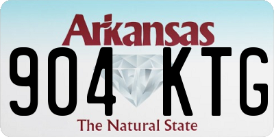AR license plate 904KTG