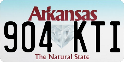 AR license plate 904KTI