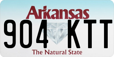 AR license plate 904KTT