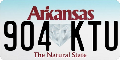 AR license plate 904KTU