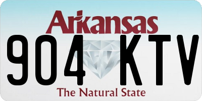 AR license plate 904KTV
