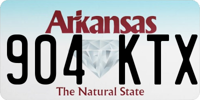 AR license plate 904KTX