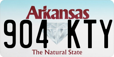 AR license plate 904KTY