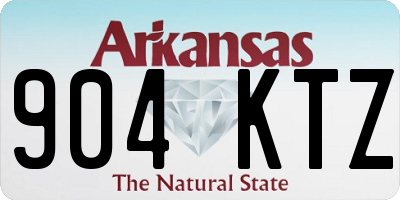 AR license plate 904KTZ