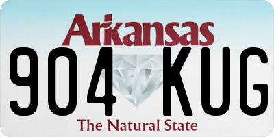 AR license plate 904KUG