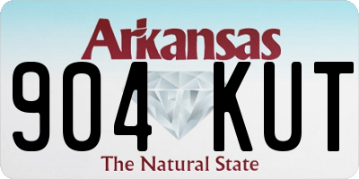 AR license plate 904KUT