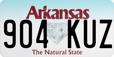AR license plate 904KUZ