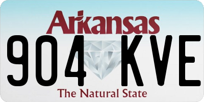 AR license plate 904KVE