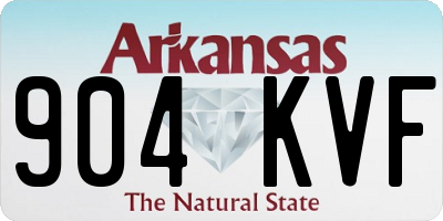 AR license plate 904KVF