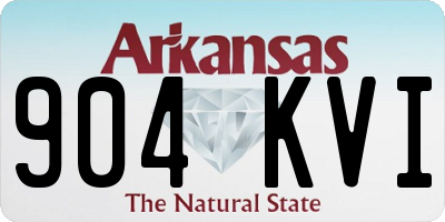 AR license plate 904KVI