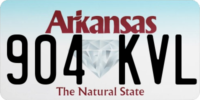 AR license plate 904KVL