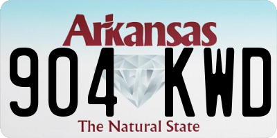 AR license plate 904KWD