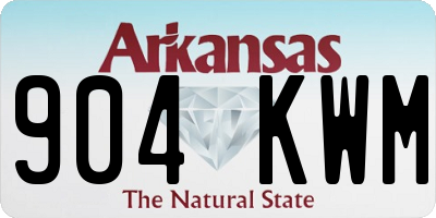 AR license plate 904KWM