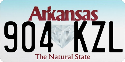 AR license plate 904KZL
