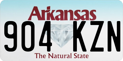 AR license plate 904KZN