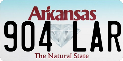 AR license plate 904LAR