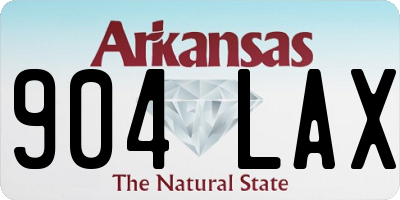 AR license plate 904LAX