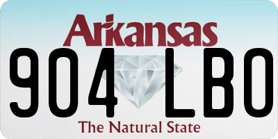 AR license plate 904LBO